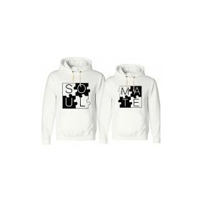 Tshirthane Puzzle Soul Mate 2'li Sevgili Sweatshirt