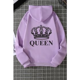 Tshirthane Quenn Sırt Baskılı Unisex Sweatshirt