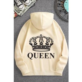Tshirthane Quenn Sırt Baskılı Unisex Sweatshirt