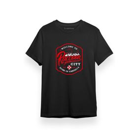 Tshirthane Resident Evil Welcome to Raccoon City Siyah Kısa Kol Erkek T-shirt