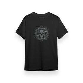 Tshirthane Respect Few Fear None Siyah Kısa Kol Erkek T-shirt