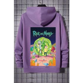 Tshirthane Rick and Morty Baskılı Unisex Sweatshirt