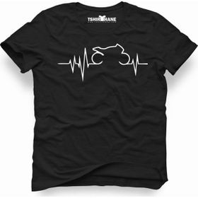 Tshirthane Ritim Motor Siyah Erkek T-shirt