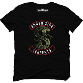 Tshirthane Riverdale South Side Serpents Siyah Erkek T-shirt