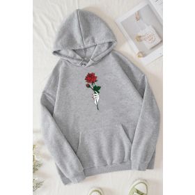 Tshirthane Rose Baskılı Unisex Sweatshirt