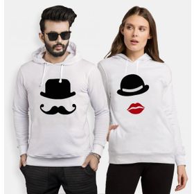 Tshirthane Şapka 2'li Sevgili Sweatshirt