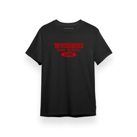 Tshirthane Scream Woodsboro High School 1996 Siyah Kısa Kol Erkek T-shirt