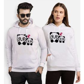 Tshirthane Sevimli Pandalar 2'li Sevgili Sweatshirt