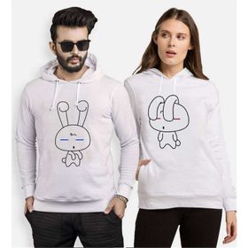 Tshirthane Sevimli Tavşan 2'li Sevgili Sweatshirt