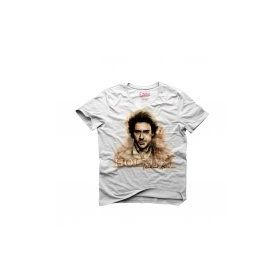 Tshirthane Sherlock Holmes Robert Downey Jr Beyaz Erkek T-shirt