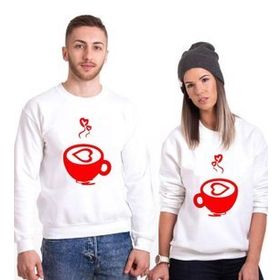 Tshirthane Sıcacık Aşk 2'li Sevgili Sweatshirt