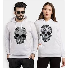 Tshirthane Skull 2'li Sevgili Sweatshirt