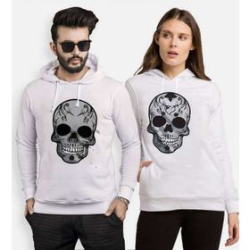 Tshirthane Skull 2'li Sevgili Sweatshirt