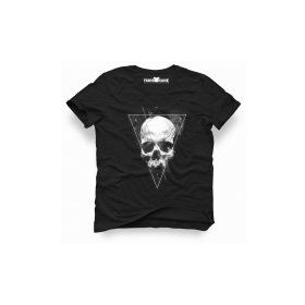 Tshirthane Skull Triangle Siyah Erkek T-shirt