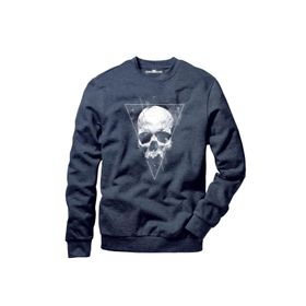 Tshirthane Skull Triangle Siyah Erkek T-shirt