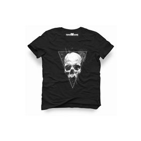 Tshirthane Skull Triangle Siyah Erkek T-shirt