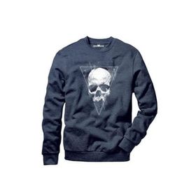 Tshirthane Skull Triangle Siyah Erkek T-shirt