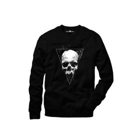Tshirthane Skull Triangle Siyah Erkek T-shirt