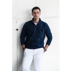 Tshirthane Slimfit Fermuar Yaka Erkek Polar Sweatshirt