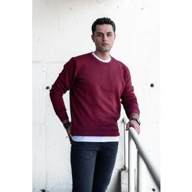 Tshirthane Slimfit Sıfır Yaka Basic 3 İplik Erkek Sweatshirt