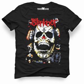 Tshirthane Slipknot Mask Siyah Erkek T-shirt