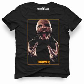 Tshirthane Slipknot Metal Hammer Siyah Erkek T-shirt