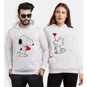 Tshirthane Snoopy Love 2'li Sevgili Sweatshirt