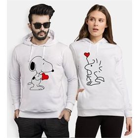 Tshirthane Snoopy Love 2'li Sevgili Sweatshirt