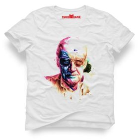 Tshirthane Stan Lee Marvel Color Beyaz Erkek T-shirt