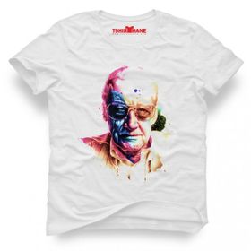 Tshirthane Stan Lee Marvel Color Beyaz Erkek T-shirt