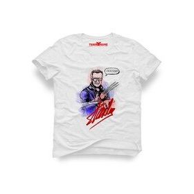 Tshirthane Stan Lee Marvel Kara Kalem Beyaz Erkek T-shirt