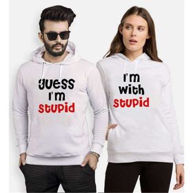 Tshirthane Stupid 2'li Sevgili Sweatshirt