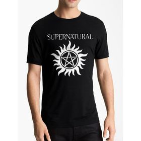 Tshirthane Supernatural Winchester Bros Siyah Erkek T-shirt