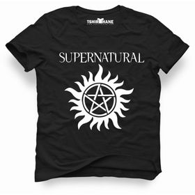 Tshirthane Supernatural Winchester Bros Siyah Erkek T-shirt