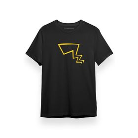 Tshirthane Tail Siyah Kısa Kol Erkek T-shirt