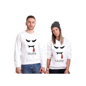 Tshirthane Tasty 2'li Sevgili Sweatshirt