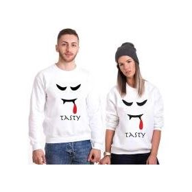 Tshirthane Tasty 2'li Sevgili Sweatshirt