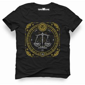 Tshirthane Terazi Burcu Libra Beyaz Erkek T-shirt