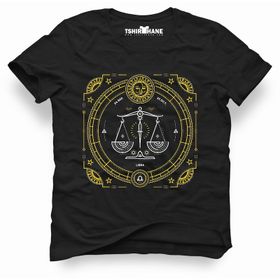 Tshirthane Terazi Burcu Libra Beyaz Erkek T-shirt