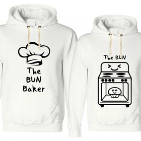 Tshirthane The Bun Baker 2'li Sevgili Sweatshirt