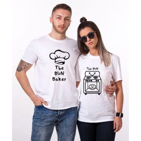 Tshirthane The Bun Baker 2'li Sevgili T-shirt