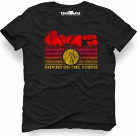 Tshirthane The Doors Riders On The Storm Siyah Erkek T-shirt