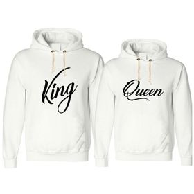 Tshirthane The King Queen 2'li Sevgili Sweatshirt