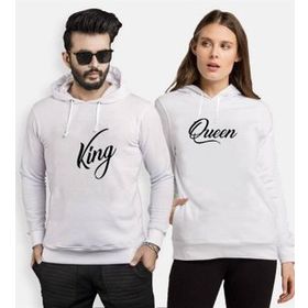 Tshirthane The King Queen 2'li Sevgili Sweatshirt