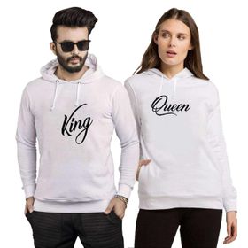 Tshirthane The King Queen 2'li Sevgili Sweatshirt