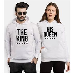 Tshirthane The King The Queen 2'li Sevgili Sweatshirt