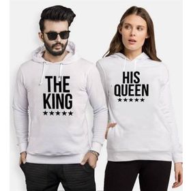 Tshirthane The King The Queen 2'li Sevgili Sweatshirt