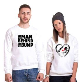 Tshirthane The Man Bump 2'li Sevgili Sweatshirt