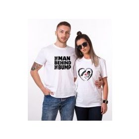 Tshirthane The Man Bump 2'li Sevgili T-shirt
