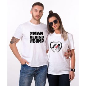 Tshirthane The Man Bump 2'li Sevgili T-shirt